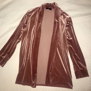 Pink Velvet Blazer
